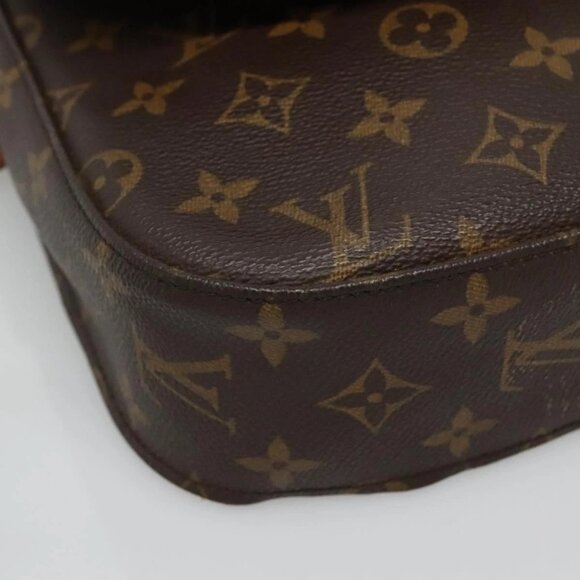 LOUIS VUITTON Monogram Monogram Saint Cloud GM Shoulder Bag M51242 Auth 141085 - Picture 3 of 16